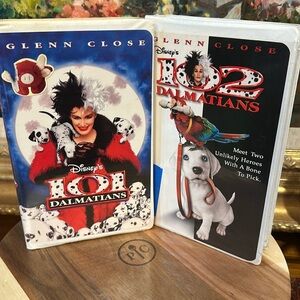 Disney’s 101 Dalmatians and 102 Dalmatians VHS